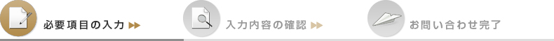 必要項目の入力